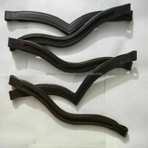 BANDA DE CEJAS DE CABALLO DE LUJO DE CUERO DE CANAL VACIO DE ALTA CALIDAD CON ACOLCHADO SUAVE Y COSTURAS DURADERAS - Product Image 4