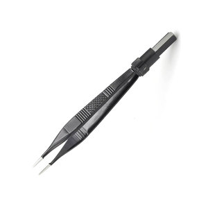 Pince bipolaire isolée en acier inoxydable Adson, qualité supérieure, pointe de 1,00 mm disponible, 12 cm, 15,5 cm, alimentation électrique, Pakistan - Product Image 6