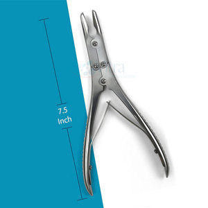 High Quality Stainless Steel <b>Bone</b> Rongeur Manual <b>Instrument</b> Set CE Certified Reusable Lightweight <b>Surgical</b> Use Best Selling - Product Image 4