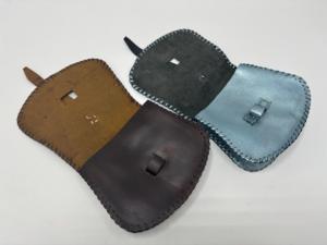 Sacs à main en cuir bleu et noir de qualité supérieure avec deux boutons pour femmes, vente en gros OEM, accessoires de mode durables pour l'exportation - Product Image 5