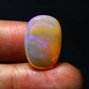 Ópalo Australiano Natural de 14 Quilates, Gema Suelta de Coober Pedy, Hermoso Ópalo Azul Fuego Hecho a Mano para Joyería - Product Image 3