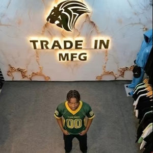 Maillot de football entièrement personnalisé avec logo, col et ensemble d'uniformes de football, en maille respirante - Product Image 2