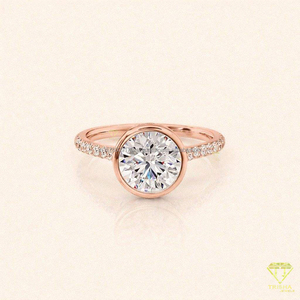 Anillo de Compromiso de Moissanita de Calidad de Exportación Exclusiva para Propuesta de Matrimonio, Aniversario y Ocasiones de Regalo Disponible al Mejor Precio - Product Image 1