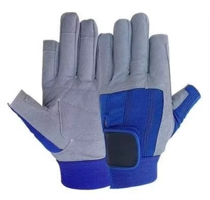 Nouveaux gants de voile pour hommes à doigts courts, antidérapants, avec logo personnalisé, impression silicone, pour sports nautiques, pêche, toutes saisons, Geo - Product Image 3