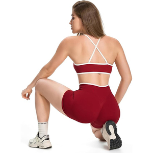 Shorts d'entraînement taille haute sculptants, contrôle du ventre, tissu doux sans couture, effet liftant, pour le sport et le yoga - Product Image 3