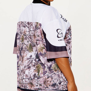 Camiseta Deportiva Oversize Personalizada de Fútbol Americano, Unisex, con Estampado, Manga Corta, Diseño con Número, 100% Poliéster, Cuello en V - Product Image 2