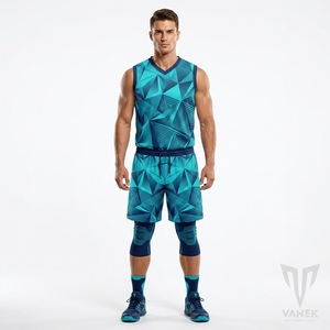 Tenue de Basketball Professionnelle pour Hommes – Maillot et Short en Polyester Respirant, Vêtements de Sport Durables pour Joueurs d'Équipe, Service OEM Personnalisé - Product Image 2