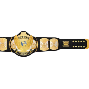 Ceinture de championnat de lutte mondiale, design aigle doré premium avec sangle noire et logo W audacieux, haute qualité, personnalisable - Product Image 5