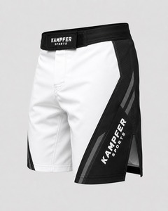 Shorts MMA de qualité supérieure KAMPFER INDUSTRIES pour hommes, 100% polyester, tissu extensible en spandex, respirant, séchage rapide, arts martiaux - Product Image 2