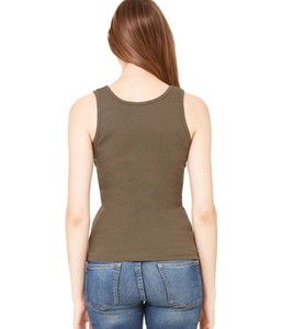 Haut court décontracté à col rond sans manches en tricot 100 % coton à séchage rapide, service OEM disponible, personnalisable, pour le fitness - Product Image 4