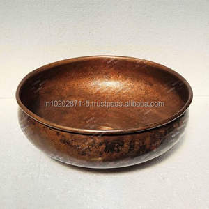 Bassin en cuivre de style unique fait à la main avec des techniques du vieux monde pour un charme rustique dans les maisons et les hôtels de charme - Product Image 5