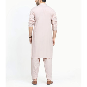 Ensemble Salwar Kameez décontracté pour hommes, vêtements ethniques traditionnels, kurta en coton, pyjama, mode musulmane, vente en gros. - Product Image 4