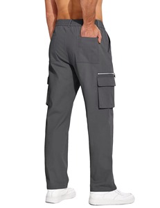 Pantalon cargo pour homme, design utilitaire décontracté de qualité supérieure, tissu doux et confort décontracté, usine de vêtements de grande capacité - Product Image 4