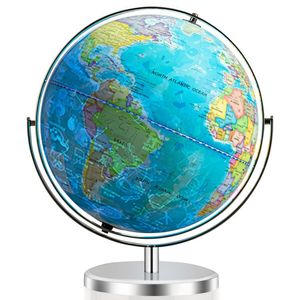 13 \ "globo del mondo illuminato con luce a LED 720 gradi mappa rotante - Product Image 6