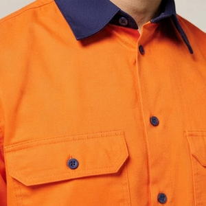Camisas de Alta Visibilidad con Botones, Hechas con Tela Suave y Transpirable, Certificación CE, Secado Rápido, Impresión por Transferencia Térmica, Personalizables de Alta Calidad - Product Image 3