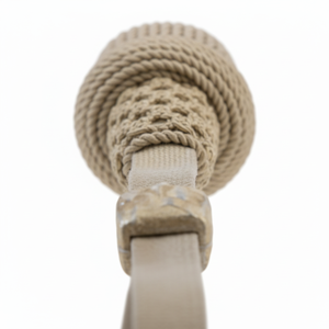 Cinta Trenzada de Mylar Blanco y Cuero con Nudo de Espada para Fabricantes OEM, Accesorio de Uniforme para Equipo de Defensa Personal - Product Image 1