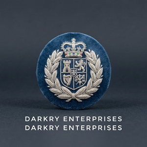 Écusson brodé à la main en fil d'or MWA (Maîtres et Gardiens) pour insignes maçonniques, blazer et cérémonies, avec fil d'argent - Product Image 2