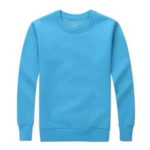 Sweat-shirt à col rond jaune pour homme, manches régulières, tricoté, couleur unie, vêtement d'hiver, 100% coton, respirant, 300g, anti-rétrécissement - Product Image 5