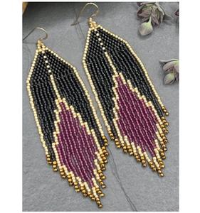 Boucles d'oreilles en perles de verre pour un style décontracté au quotidien, offrant des détails lumineux et un confort facile à porter - Product Image 6