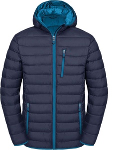Premium Quality Men's Puffer Jacket Lightweight Hooded Windproof Winter <b>Coat</b> with Zipper Pockets - Product Image 5