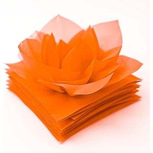 Carta da Regalo Natalizia Arancione, 150 Fogli, Formato 14x20 Pollici, Sacchetti in Carta Velina per Fiori e Decorazioni Regalo - Product Image 2