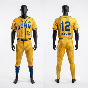 Uniforme de baseball haut de gamme 100 % polyester respirant à séchage rapide, manches courtes, vert lime et blanc avec passepoil contrastant, personnalisable sur le devant - Product Image 4