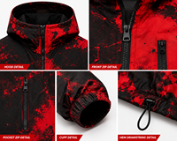 Jaket Hoodie Unisex 2-in-1 Ringan, Tahan Air, Anti Angin, Cepat Kering, Ramah Lingkungan, Bernapas, Sporty, Streetwear, 100%