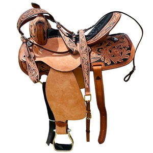 Selle de cheval western en cuir artisanal de qualité supérieure pour ranch, randonnée et plaisir – Fournisseur direct d'usine - Product Image 3