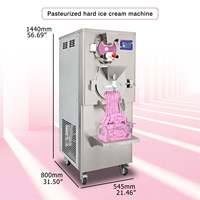 Pasteurisateur et congélateur à glace combinés Kolice ICM-28P pour la production commerciale de crème glacée