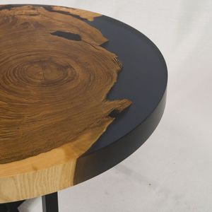 Premium Handmade Eco-friendly <b>Epoxy</b> Resin Wood Coffee <b>Table</b> Modern Luxury Design Round Durable Waterproof Craftera Exports - Product Image 2