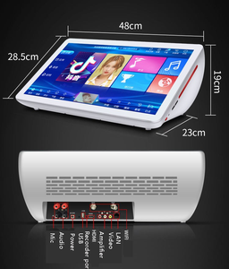 Système de karaoké numérique avec microphone sans fil, écran tactile, équipement audio pour karaoké à domicile - Product Image 4