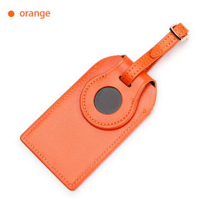 Étiquette de bagage en cuir personnalisée, étiquette de valise en PU personnalisée, utilisée comme accessoire de voyage - Product Image 2