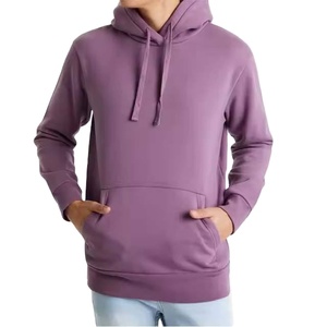 Sudadera con Capucha Unisex Personalizada, Lavada al Ácido, con Bolsillos, sin Cremallera, Color Morado, Sudadera Deportiva de Alta Calidad para Hombre 2026 - Product Image 2