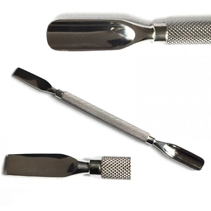 Pousse-cuticules double face en acier inoxydable, kit d'outils de manucure léger, réutilisable, durable et personnalisable - Product Image 4