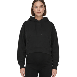 Sudadera Corta de Maternidad para Mujer, Sudadera con Capucha para Lactancia, Sudadera de Maternidad 100% Algodón, Sudadera de Embarazo - Product Image 3