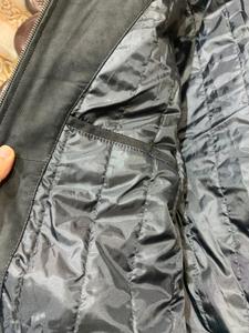 Leather Jackets Streetwear Jacket with Stand Collar Breathable Winter Outerwear for Outdoor Activities Embossed Leather Jackets - Product Image 6