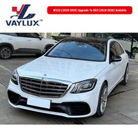 Kits de pare-chocs avant/arrière, accessoires, pièces automobiles W222 2018-2020, mise à niveau vers S63 2018-2020, kit carrosserie, ajustement universel