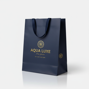 Sac fourre-tout en papier laminé brillant de luxe, écologique, fabriqué au Vietnam, pour emballage cadeau avec logo personnalisé et emballage de vente au détail - Product Image 3