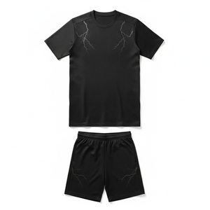 Uniforme de Compresión Deportivo Personalizado para Gimnasio, Conjunto de Leggings Ajustados para Hombre, Sublimación, Absorción de Humedad, Ropa Deportiva - Product Image 1