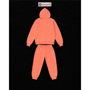 Conjunto Deportivo Personalizado Color Rosa Coral para Hombre, Sudadera con Cremallera Completa y Pantalones Jogger, Ropa Deportiva Informal para Gimnasio, Entrenamiento, Ropa Urbana, Venta al Por Mayor - Product Image 6