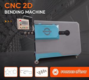 Máquina Dobladora de Barras de Acero Inoxidable Automática de Alta Calidad con PLC y Motor de 3.7kW para Construcción de Estribos en Espiral - Product Image 1