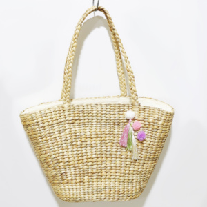 Eco-Friendly Hyacinth Rectangle Multifunction <b>Straw</b> Flower Gift <b>Basket</b> Handmade Rustic Creative Woven Portable - Product Image 3