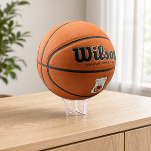 Affichez vos souvenirs sportifs dans le style Trendy High Quality Clear Acrylic Ball Display Stand Holder for Football and Basketball - Product Image 3
