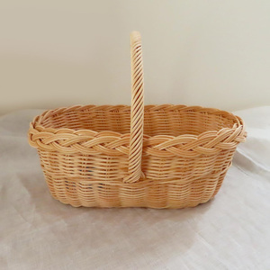 Mini paniers en rotin pour cadeaux, meilleure offre, panier tissé à la main avec poignée robuste, rangement durable - Product Image 1