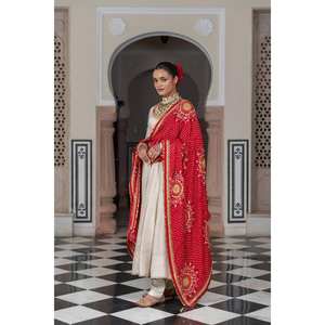 ชุดราตรีดีไซเนอร์มีสไตล์ชุดอนาลกาลีพร้อมที่กึกและ Dupatta - Product Image 3