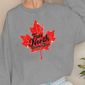 เสื้อสเวตเตอร์ผู้หญิง True North strong Free - Product Image 2