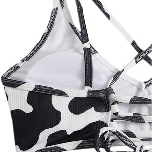 Conjunto de Bikini Sexy de Color Dorado Sólido de Alta Calidad, Transpirable, de 2 Piezas, con Logotipo Personalizado, Trajes de Baño, Tangas, Servicio OEM Aceptado - Product Image 3