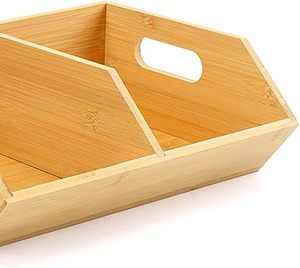 Best Price Bamboo <b>Storage</b> <b>Box</b> Multi-Purpose Kitchen & Pantry Simple Organizer Eco-Friendly Food Vegetable Shelf <b>Drawer</b> Sundries - Product Image 4