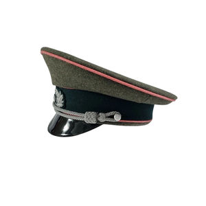 Gorra/Sombrero con Visera del Ejército Alemán de la Segunda Guerra Mundial de Alta Calidad, Reproducción Personalizada al por Mayor para Reenactaciones al Aire Libre, Coleccionistas de Artículos Militares - Product Image 4