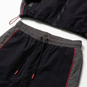 Conjunto de Chándal Cortavientos con Capucha Personalizado |   Chaqueta Deportiva Ligera y Pantalones para Correr |   Fabricante de Ropa Deportiva y Streetwear OEM - Product Image 6